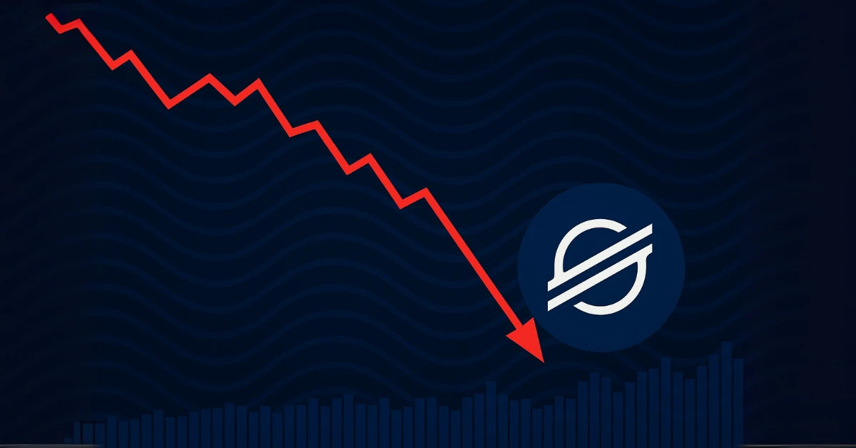 XLM Under Pressure: Price Crashes Through Support, Volume Soars