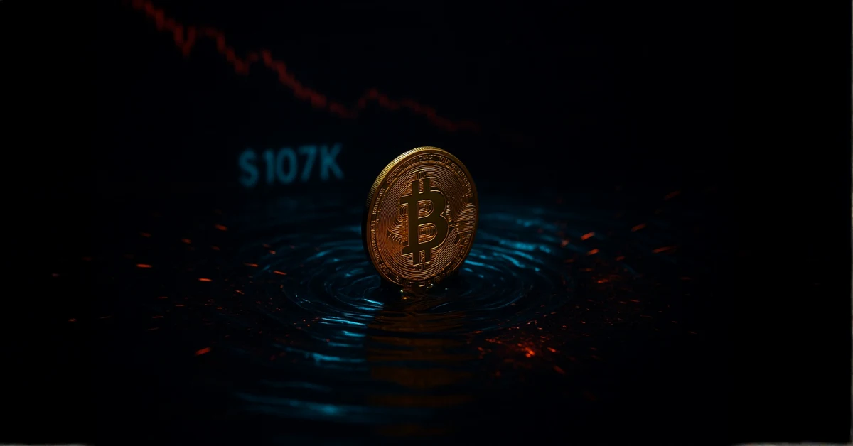 $1.2B ETF Outflows Pressure BTC as Traders Eye Key $107K Support